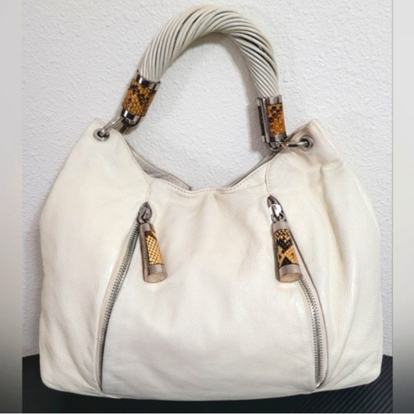 Michael Kors Collection Handbags - MICHAEL KORS Collection Tonne Leather Large Hobo Bag In EUC